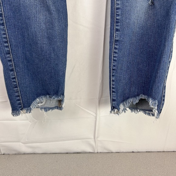 Torrid Premium Women's Jegging Jeans Blue 16R Distressed Crop 26"‎ Inseam - Picture 9 of 16